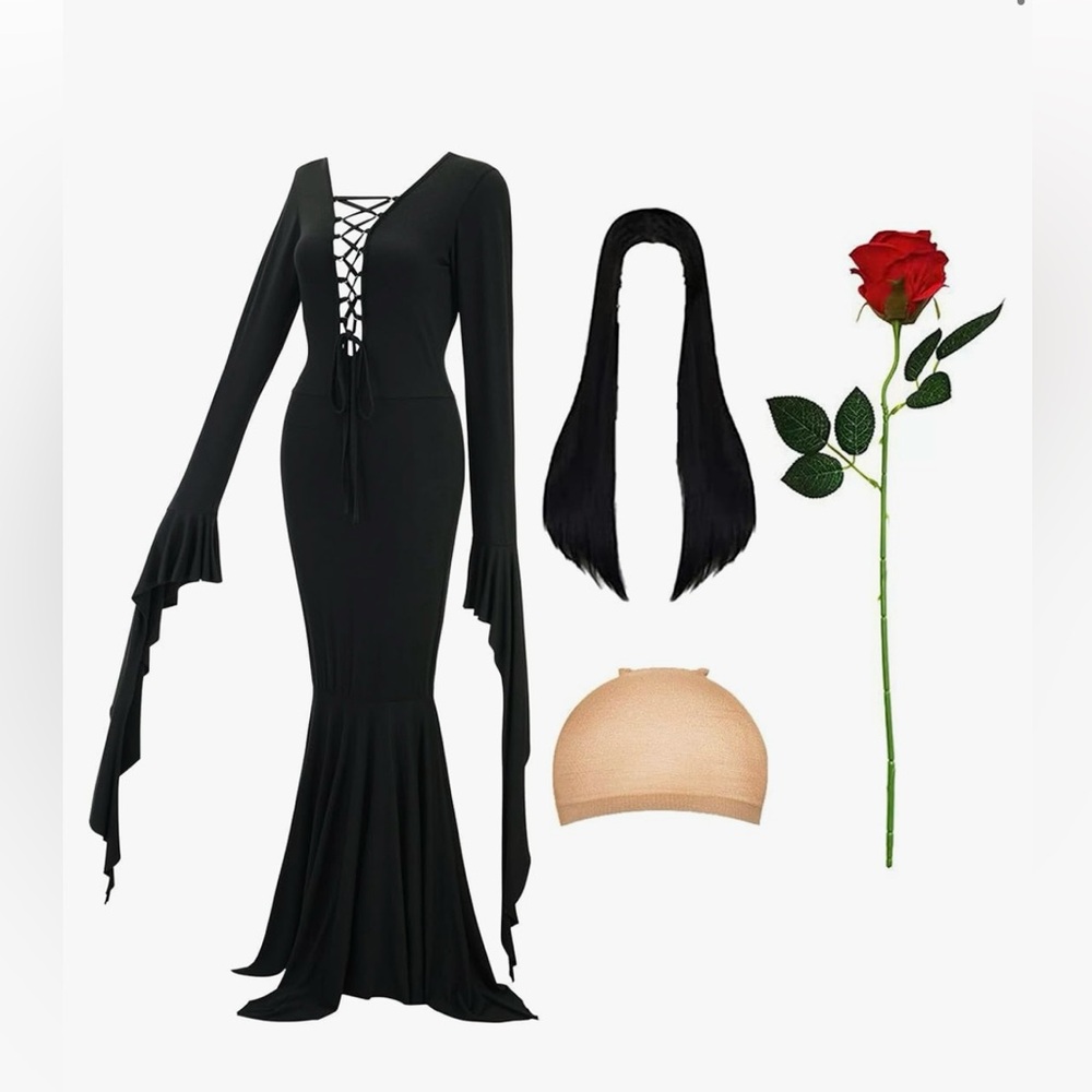 Morticia Addams Costume.